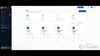 Saas Application Dashboard - BuildFlow Construction Management Platform