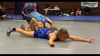 Boy VS Girl (17) - Wrestling Match * Kasey Baynon's loss