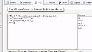MySQL Database Tutorial 27 How to Insert Multiple Rows YouTube 360p