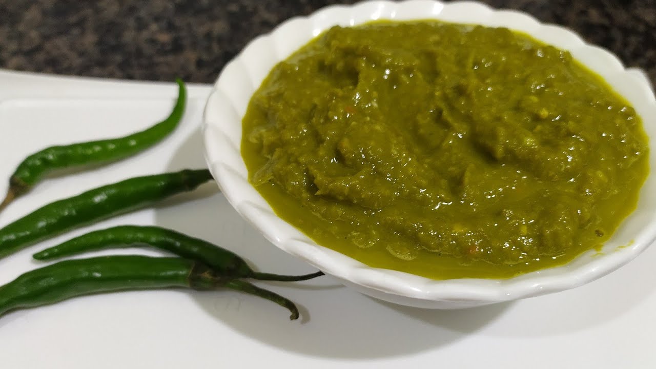 Green chilli sauce recipe। ग्रीन चिली सॉस रेसीपी।how to make chilli