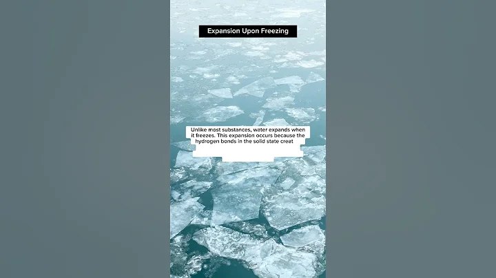 Expansion Upon Freezing