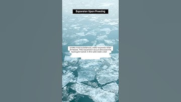 Expansion Upon Freezing