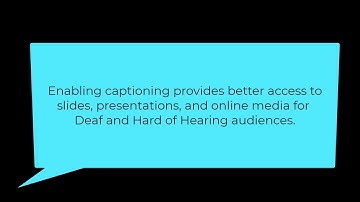 How To Enable Automatic Captioning