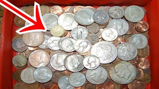 Opened MYSTERY Coin Collection in Storage Since 1985! WOW! Coin Roll Hunting Pennies, Nickels, Qtrs