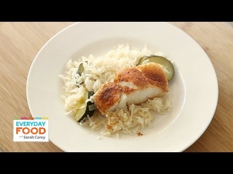 Fish Recipe with Homemade Spice Rub and Lemony Rice - One Pot Meal - Everyday Food with Sarah Carey