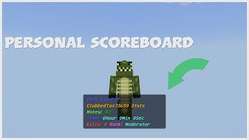 How to Make a Personal Scoreboard In MInecraft Bedrock