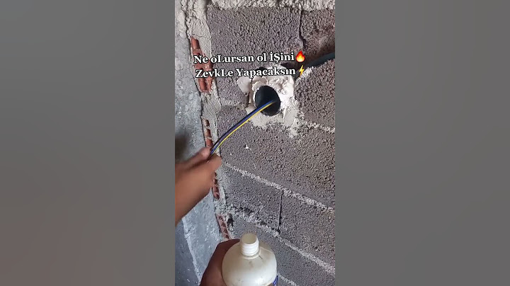 Elektrik kablosu nasıl çekilir #insaat