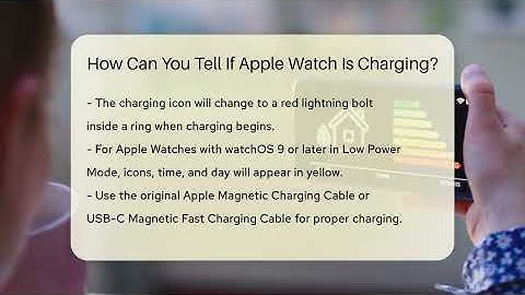 How Can You Tell If Apple Watch Is Charging? - Talking Tech Trends