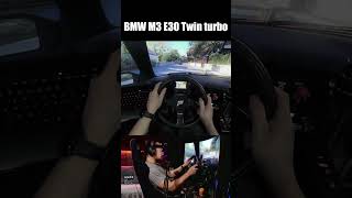BMW M3 E30 Twin Turbo #assettocorsa #simrigsr2 #sparco #fanatec #mozaracing #gaming #bmw #tuning