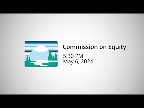 Commission on Equity - April 22, 2024