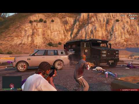 GTA 5 - Franklin's Gang War + Six Star Escape