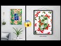 OMG 😱 Making 4 Super Easy Painting on Handmade Canvas || #art #painting #scenery