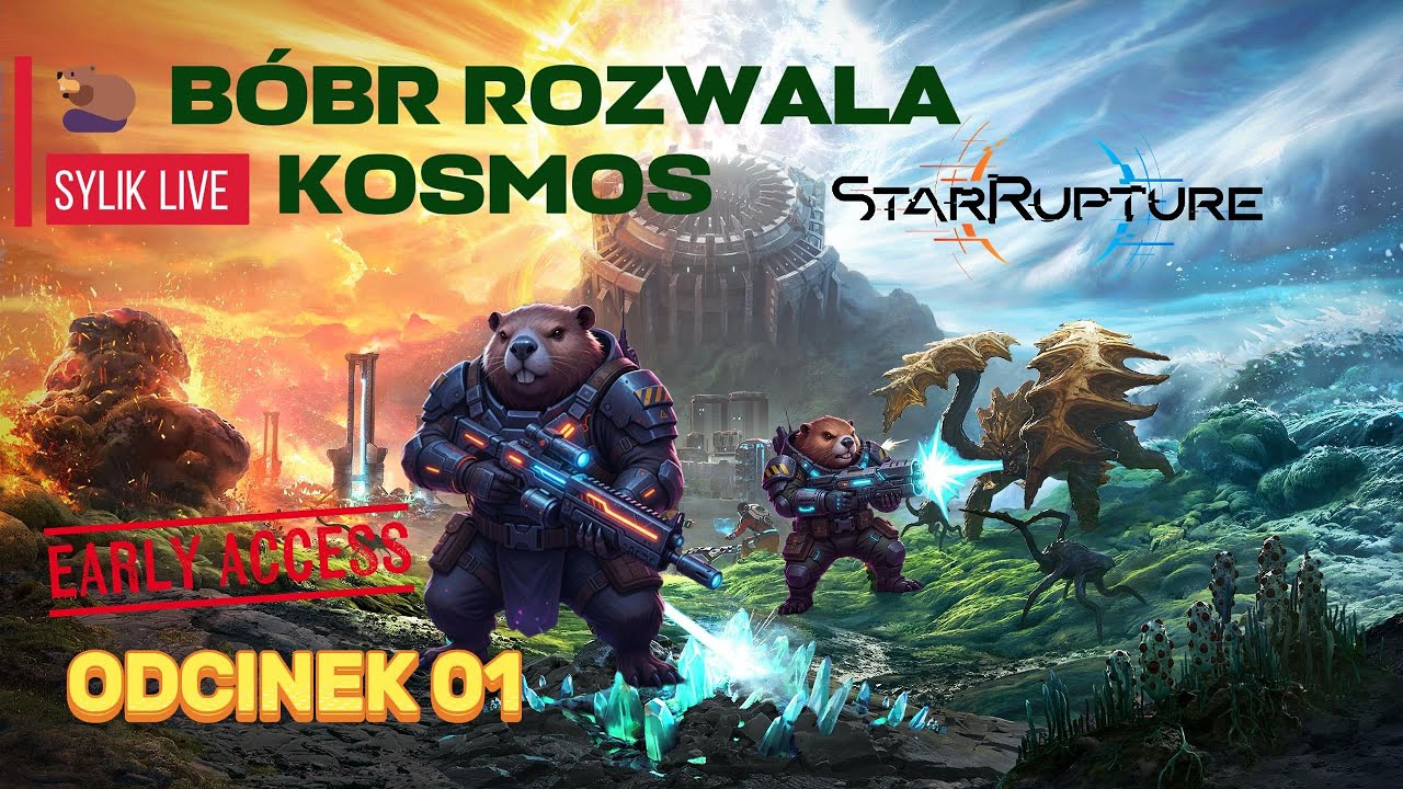 StarRupture LIVE 🦫 | Gwiazdy Pękają, Bóbr Buduje! ODCINEK 1