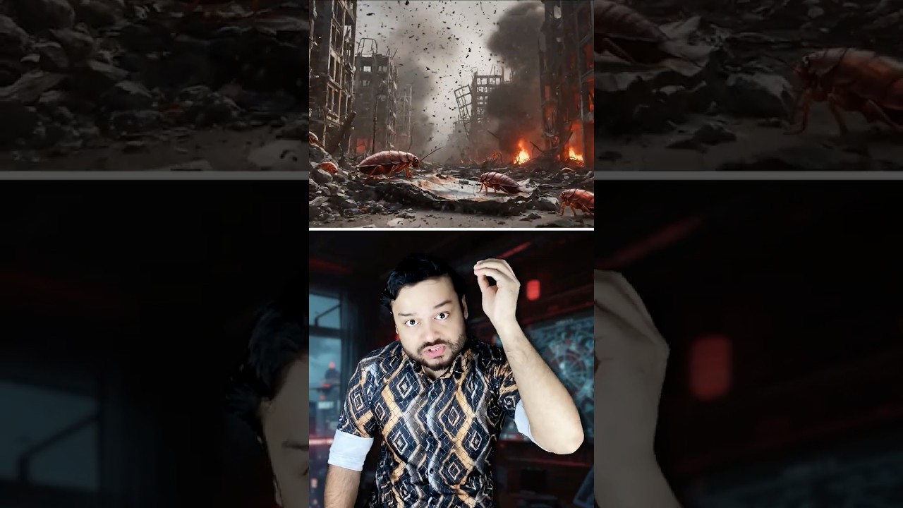 During Nuclear WAR, Only COCKROACH Can Survive! HOW? 