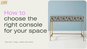 Mastering Your Home Decor: The Ultimate Bone Inlay Console Guide