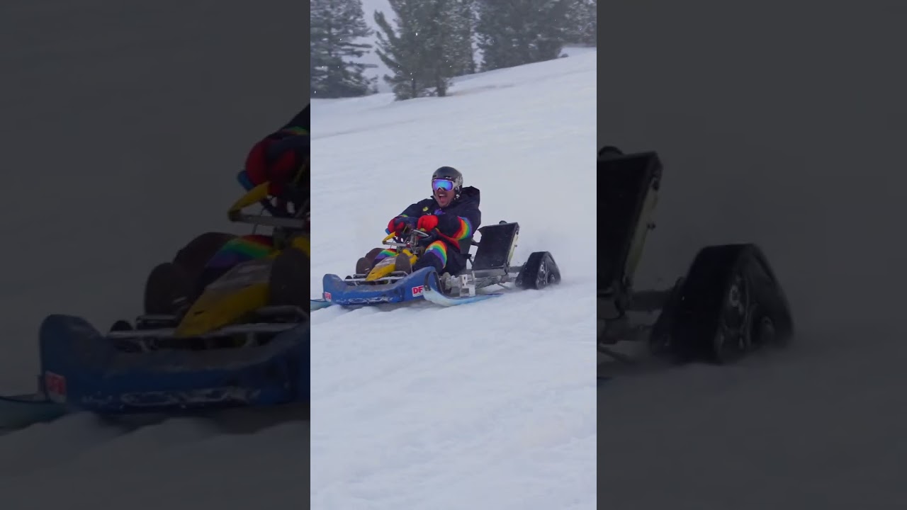 shifter kart rips in snow