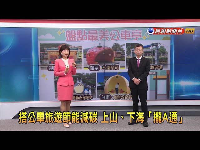 2024/05/08【早安嘉芬】搭公車旅遊節能減碳 上山、下海「攏A通」－民視新聞