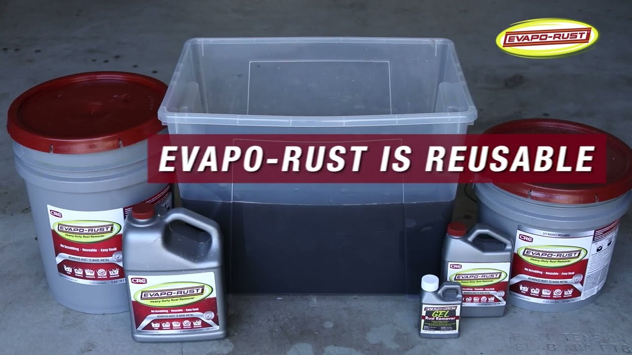  CRC Evapo-Rust, Heavy-Duty Rust Remover, Reusable
