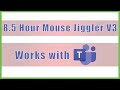 85 hours mouse jiggler version 3  keep  ms teams green active  awake for full shift