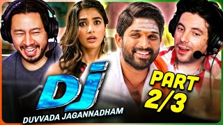 DJ: DUVVADA JAGANNADHAM Movie Reaction Part (2\/3)! | Allu Arjun | Pooja Hegde | Rao Ramesh