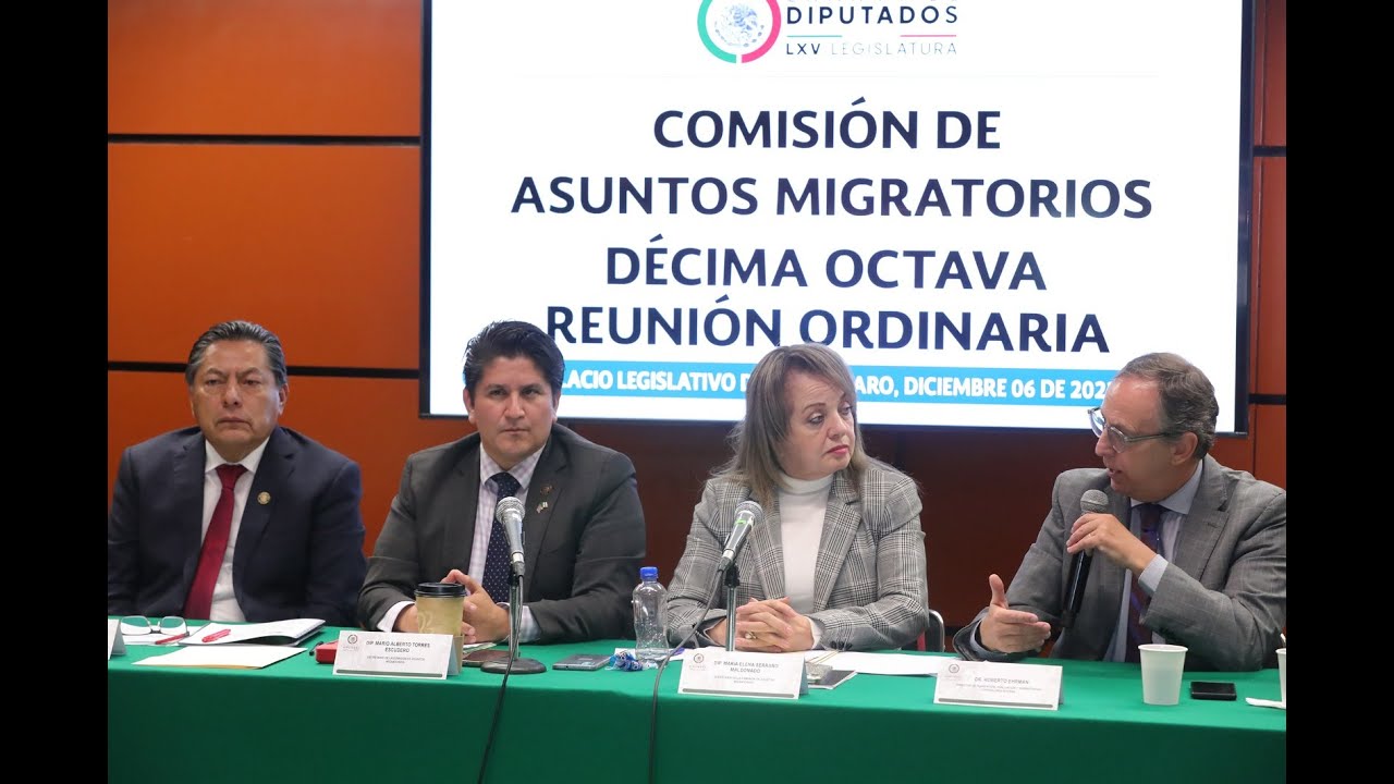 EN VIVO / Reunión Ordinaria de la Comisión de Asuntos Migratorios - YouTube