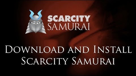 Download and Install Scarcity Samurai