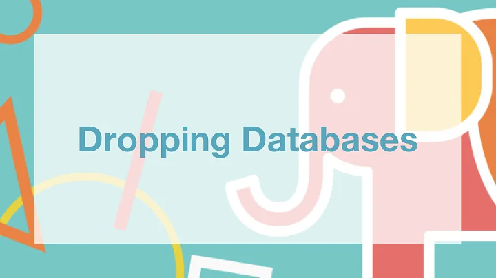 How to Drop Databases in PostgreSQL
