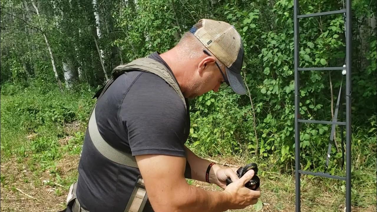 X Stand Ladder stand The Duke one man set up! YouTube