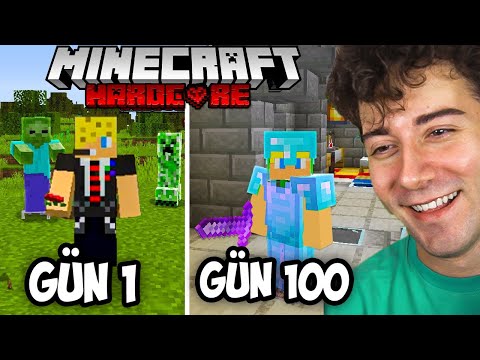 100 Gün Hayatta Kalma Challenge (Minecraft Hardcore) #1