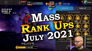 Mass Rank Ups - July 2021 | Marvel Contest of Champions