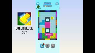 Color Block Out level 11 Solution Walkthrough   