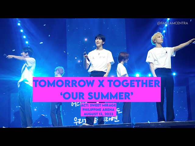 [4K] TXT - 'Our Summer' at ACT: SWEET MIRAGE Bulacan 230813 class=
