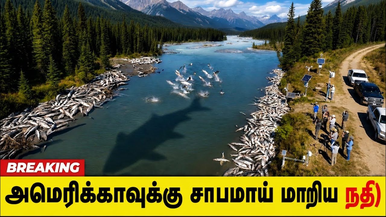 ⁣அமெரிக்க நதியில் மீன்களின் போர்! | ஒரு மீனைத் தடுக்க நீருக்கடியில் மிகப்பெரிய சுவர் ஏன்?
