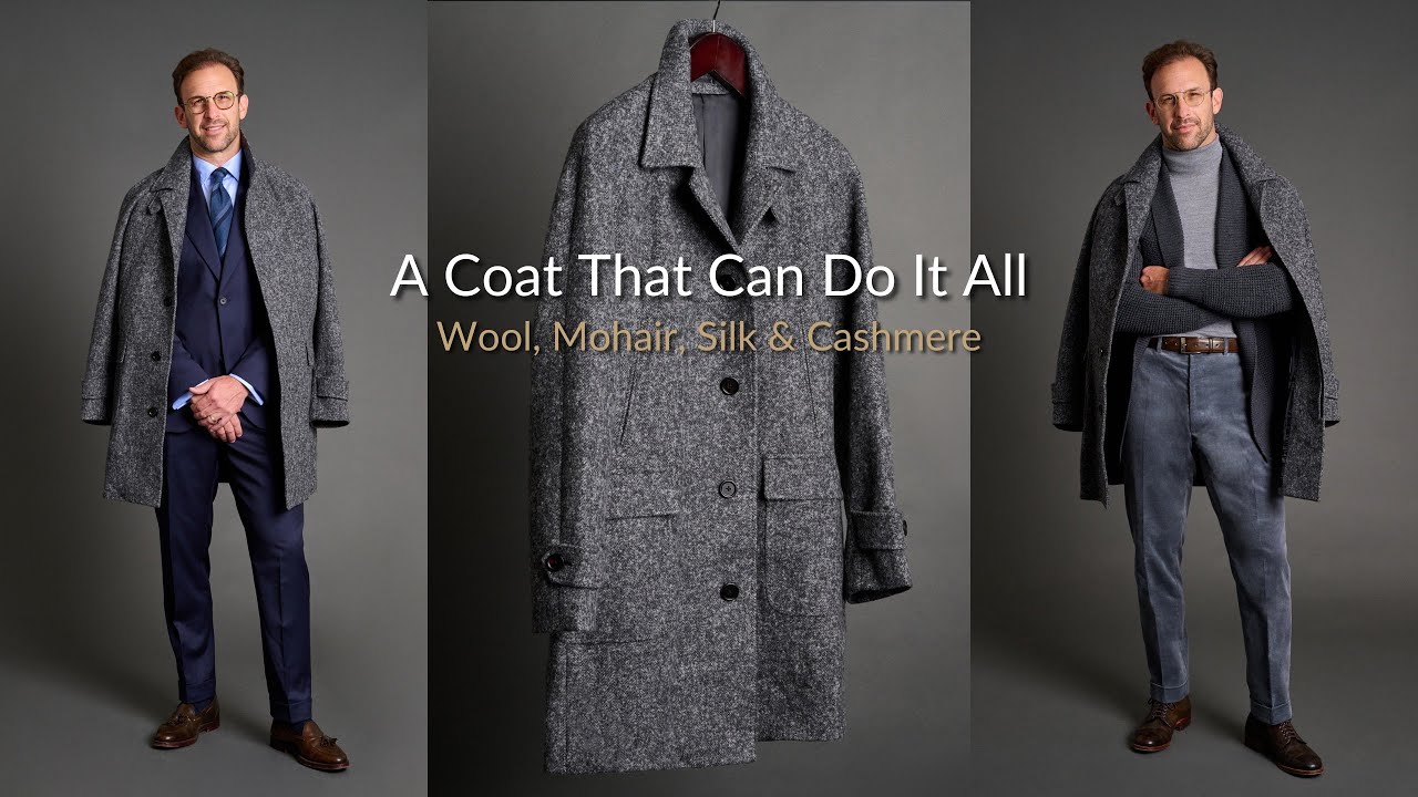 A Coat That Can Do It All: Wool, Mohair, Silk & Cashmere - YouTube
