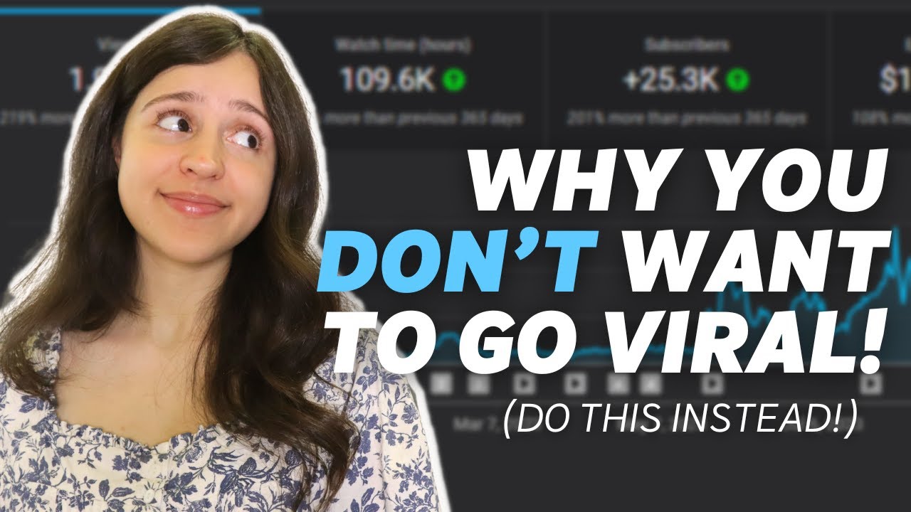 Small Creators Small creators, STOP trying to go viral! - YouTube