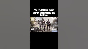 POV: it’s 2019 and you’re playing CODM for the first time #callofdutymobileclips #codmclips #codm