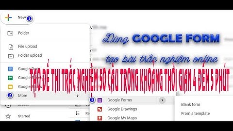 TẠO 50 CÂU ĐỀ THI TRẮC NGHIỆM ONLINE TRONG VÒNG 4 - 5 Phút | TOOL CỦA THẦY LÊ HOÀI SƠN | GOOGLE FORM