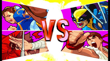 Marvel vs Capcom 1 ( Arcade ) - Chun-li / Strider Hiryu Playthrough ( Jun 6, 2020 )