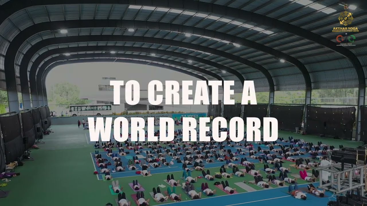 New World Record in Yoga |Wheel Pose / Chakarasan | World book of Records | Akshar Yoga