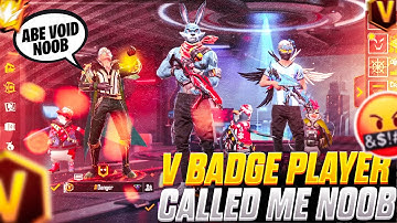 V Badge Player Call Me Noob || Void Gamer #shorts