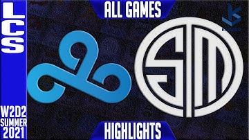 C9 vs TSM - All Games Highlights | LCS Lock In Quarterfinals 2021 Week 2 Day 2