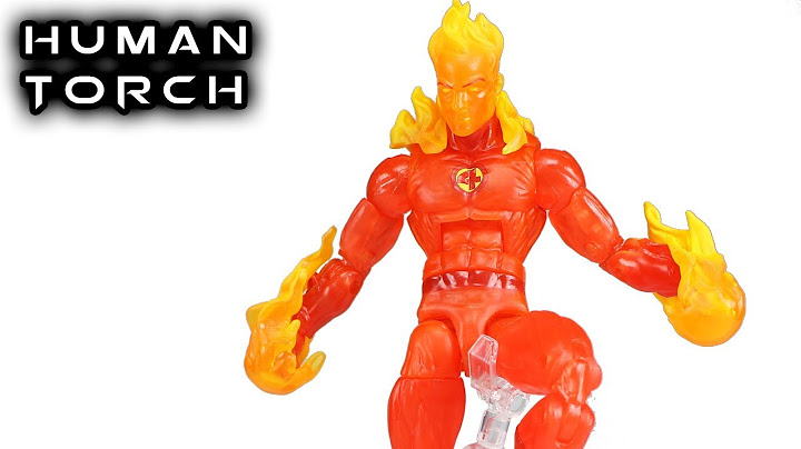 Marvel Legends HUMAN TORCH Walgreens Exclusive Action Figure Toy Review