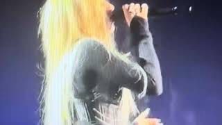 Ava max concert performing into your arms and whatever on stage live 