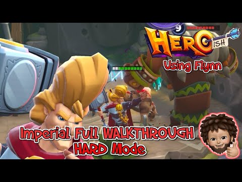 HEROish - IMPERIAL Level Full WALKTHROUGH HARD mode with Flynn | Apple Arcade
