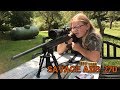 Eleven year old girl shoots a savage axis .270 for the first time..