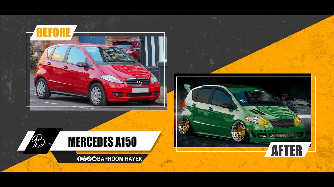 Mercedes A150 (modifications on photoshop)