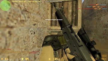SG-552 Commando gun - Counter Strike 1.6 gameplay