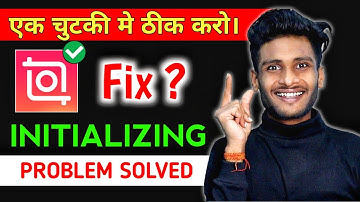Intilization Problem | How to Fix Inshot Intilization Problem | Project Saving Problem in Inshot