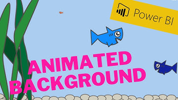 How to add an Animated Background to Power BI Dashboard | Example with Custom Visuals