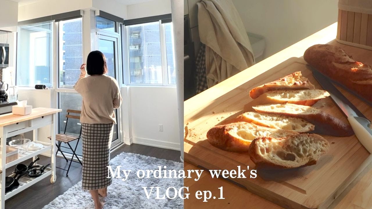 海外生活VLOG #1｜家具と家電を揃えて新しい生活の準備☁️カナダで初めての1週間記録 - YouTube
